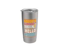 Adiós Primaria Hola Estudiante Graduado de la Escuela Vaso térmico de acero inoxidable de doble pared