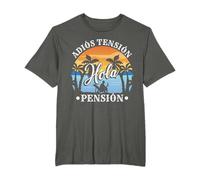 Adiós Tensión Hola Pensión Jubilación Para Jubilados Camiseta