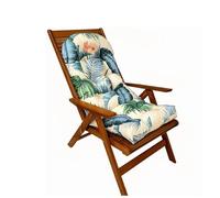 Adirondack Cojín for Silla Impermeable for Exteriores,Cojíns for Mecedora al Aire Libre, Cojín Acolchado for Sillas Adirondack para Sillas de Salón Exterior, Interiores, Patio, Jardín (Hojas)