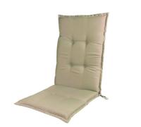 Adirondack Cojines para silla, cómodos cojines para tumbona de exterior con lazos para patio y jardín, ideal para el hogar y la oficina, color blanco roto