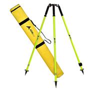 AdirPro Prism Pole Tripod - Trípode de poste de rango de aluminio - Uso para poste de topografía, barra de rover, poste GPS - Soporte de barra GNSS RTK - Equipo de encuesta para topografía de estación