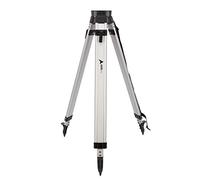 AdirPro Trípode de Cabeza Plana de Aluminio de 5/8 Pulgadas y 11 roscas con Abrazadera rápida (Negro)