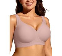 Adisputent Sujetadores de gelatina sin costuras para mujer con soporte | Talla grande, cobertura completa, soporte y elevación, push up, sin varillas, cómodo, acolchado, para uso diario, camiseta