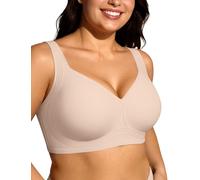 Adisputent Sujetadores de gelatina sin costuras para mujer con soporte | Talla grande, cobertura completa, soporte y elevación, push up, sin varillas, cómodo, acolchado, para uso diario, camiseta