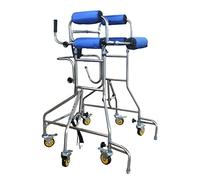 ADITAM Andador Plegable para Todo Terreno con suspensiones, Andador Rojo de 4 Ruedas con Cesta, Carrito de Compras Principal, Andador para Ancianos Double The Comfort