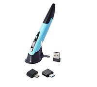 ADITAM Pluma de Escritura 2,4 GHz 800/1200/1600 Pluma Vertical en Forma de lápiz óptico inalámbrico ratón para PC Pluma Ratones para periféricos de computadora de Escritorio Double The Comfort