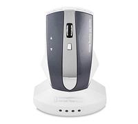 ADITAM Ratón inalámbrico Recargable, ratón óptico para Juegos, ratón ergonómico, concentrador USB de 3 Puertos, 2,4 GHz inalámbrico, diseño de Ahorro de energía Double The Comfort