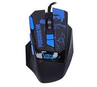 ADITAM Ratón para Juegos de 6- velocidades dpi, 8 Teclas con retroiluminación RGB Ratones USB para computadora, Ratón con Cable ergonómico Plug and Play, Ratón con Cable para E-Sports Gaming (m416