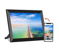 ADITAM Smart Digital Picture Frame 10.1 Pulgadas, 16G 1280x800 HD WiFi Cloud Cloud Digital Picture Frame con Pantalla táctil, fácil de Compartir Fotos y Videos a través de la aplicación para Regalo,