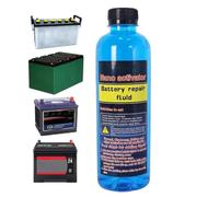 Aditivo de energía para automóvil, líquido revitalizador de batería de 500 ml, solución de mantenimiento del motor con fácil uso, potenciador automotriz con profesional, líquido de reparación de