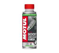 ADITIVO GASOLINA MOTUL BOOST AND CLEAN MOTO VÁLVULAS INYECTORES CARBURADOR