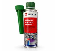 Aditivo Limpia Inyectores Gasolina 300 ml WÜRTH | Limpia Inyección y Sistema de Combustible | Elimina Depósitos, Mejora Rendimiento y Reduce Consumo | Compatible con Catalizador