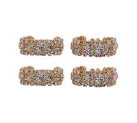 Aditri Creation Juego de 2 pares de pulseras con diseño de Dios para Ganesh/Laddu Gopal/Devi Maa/Radha Krishna Haar Sringar Deity joyas para todos los dios, estatua india tradicional janmashtmi, 0.5