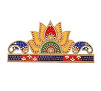 Aditri Creation Lotus Flower Designer Floor Rangoli/Home Decor/Deepawali/Acrylic Handmade Rangoli/Floor Decor/Wedding Indian Traditional Festival New Year Decorations(Size:- Length 10" X Width 20")