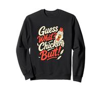 Adivina qué Chiste Divertido de Pollo a Tope Sudadera