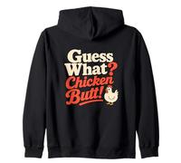 Adivina qué Chiste Divertido de Pollo a Tope Sudadera con Capucha