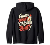 Adivina qué Chiste Divertido de Pollo a Tope Sudadera con Capucha