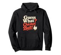 Adivina qué Chiste Divertido de Pollo a Tope Sudadera con Capucha