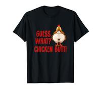 Adivina Qué Culo De Pollo Meme Divertido Chiste De Pollo Tonto Humor Camiseta gráfica económica