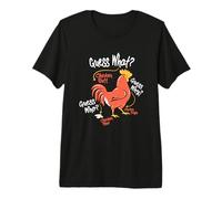 Adivina qué diversión del Trasero de Pollo Camiseta Premium