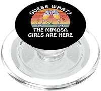 ¿Adivina qué? Las Chicas Mimosa están aquí - Retro Brunch Party Squad PopSockets PopGrip para MagSafe
