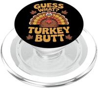 Adivina qué pavo Butt Acción de Gracias PopSockets PopGrip para MagSafe