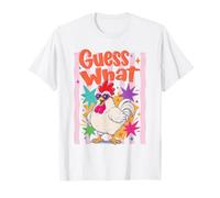 Adivina qué Pollo Divertido Gallo Gafas de Sol Camiseta
