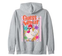 Adivina qué Pollo Divertido Gallo Gafas de Sol Sudadera con Capucha