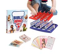 Adivina Quién De La Biblia Juego De Mesa | Clásico 24 Personajes Juguetes Interactivos De Aprendizaje | Adivina Personajes de la Biblia | Para Situaciones Sociales Escuela Hogar Familia Cumpleaños Reu