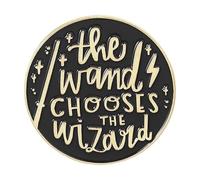 Adivinación Pociones Hechizo Esmalte Pines Escuela Personalizada Del Caballero Mágico Broches Insignia De Solapa, Normal, Metal no precioso