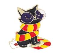 Adivinación Pociones Hechizo Esmalte Pines Escuela Personalizada Del Caballero Mágico Broches Insignia De Solapa, Normal, Metal no precioso