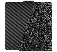 Adiwo 257x257mm Cama de Impresión 3D de Doble Cara para Bambu Lab X1 X1C X1E P1P P1S P2S A1, PEO+PET Placa de Acero para Muelles con Superficie Lisa y Texturizada para PLA/TPU/PETG/ABS