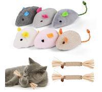 Adiwo 8PCS Juguete de Hierba Gatera, Gatos para Jugar, Masticar Palos Gato