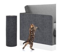 Adiwo Alfombrillas Rascador para Gatos, 100 x 30 cm Tapete Autoadhesivo para Rascar Gatos, Tamaño Recortable DIY Tapete Rascador para Gatos, Reemplazo de Torres para Gatos, Protege Carpets y Sofás