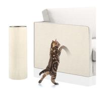 Adiwo Alfombrillas Rascador para Gatos, 100 x 30 cm Tapete Autoadhesivo para Rascar Gatos, Tamaño Recortable DIY Tapete Rascador para Gatos, Reemplazo de Torres para Gatos, Protege Carpets y Sofás