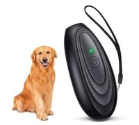 Adiwo Antiladridos para Perros, Repelente Ultrasónico para Perros, Repelente Portátil Recargable para Perros, con Indicador LED, Dispositivo de Entrenamiento para Perros Pequeños y Medianos
