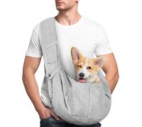 Adiwo Bandolera para Perro, Bolso de Hombro para Mascotas, Bolsa de Viaje para Mascotas, para Perro y Gato Paseos al Aire Libre Viajes
