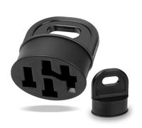 Adiwo Funda Protectora de Contacto para Batería, Protector de Contacto para Baterías Bosch E-Bike, 2pcs Negro E-Bike Pin Protector, Cubierta para Protección contra la Lluvia, el Polvo, la Corrosión