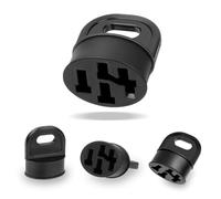 Adiwo Funda Protectora de Contacto para Batería, Protector de contacto para Baterías Bosch E-Bike, 4pcs Negro E-Bike Pin Protector, Cubierta para Protección Contra la lluvia, el Polvo, la Corrosión