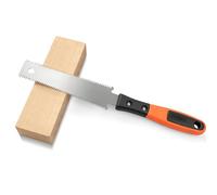 Adiwo Sierra de Doble Filo, Sierra Japonesa, Filo 7/9TPI, con Antideslizante Mango, Hoja de Acero al Carbono, Corte Rápido Limpiopara Carpintería Trabajos Madera Cortar Maderas Bricolaje Hecho a Mano