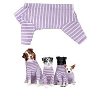 Adiwo Traje de recuperación para Mascotas,Traje de protección para heridas de castración para Perros después de una operación,Traje quirúrgico para Perros pequeños y medianos,Sólo L (5-7kg)