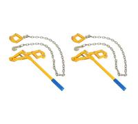 Adiythbm Cadena de 1,2 m con palanca de gancho y alambre de púas | Diseñado para compatibilidad con alambre de púas, adecuado para líneas de 6 mm de diámetro con tensión segura.