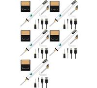 Adiythbm Kit de quemador de rosca con pantalla digital recargable y batería | La batería de litio integrada soporta más de 100 usos; la pantalla LCD muestra la potencia y el tiempo de trabajo claramente.