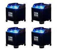 ADJ Element ST Hex 4 x 6W RGBAWUV LED Batería inalámbrica Uplighter Disco DJ