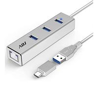 ADJ HUB USB 3.0 3 PORTE ADATTATORE TYPE-C SL 3 USB 3.0 + RJ45