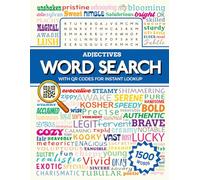 Adjectives - Word Search: 100 Large Print Puzzles - 1500 Positive Words with QR Codes for Instant Lookup