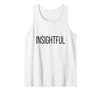 Adjetivo de una Sola Palabra perspicaz Disfraz de Halloween Simple Camiseta sin Mangas