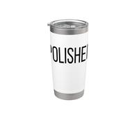 Adjetivo de una sola palabra pulido disfraz de Halloween simple Vaso térmico de acero inoxidable de doble pared