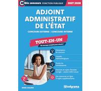 Adjoint administratif principal de l'Etat: Concours externe - Concours interne