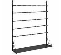 Adjuble Boutique - Estante de exhibición de ropa interior de 5 niveles para bragas, medias y ropa interior, estante de venta al por menor, negro, 150 x 40 x 180 cm / 4.92x1.31x5.9ft, perfecto para